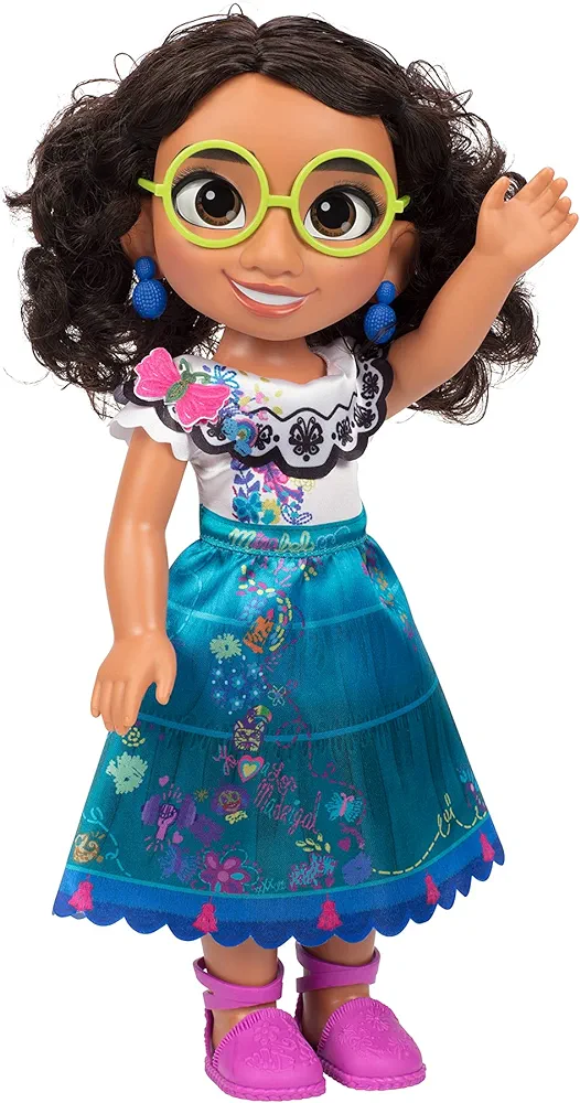 Disney Encanto Mirabel - 14 Inch Articulated Fashion Doll with Glasses & Shoes