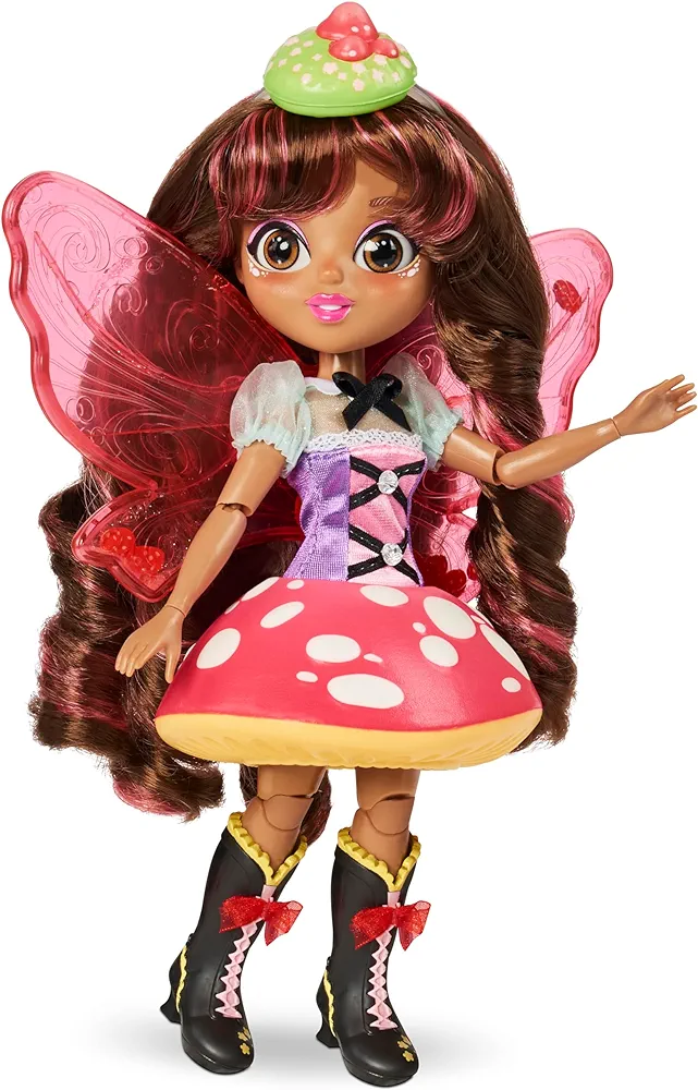 Sunny Days Entertainment Fidgie Friends Fairie Garden, Butterfly-Winged Fashion Doll with Fidget Features