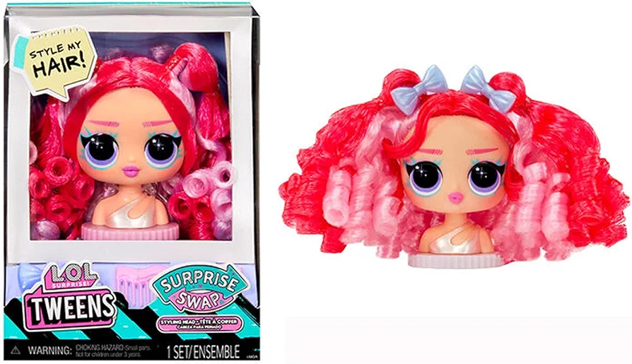 L.O.L. Surprise! Tweens Surprise Swap Styling Heads Including Fabulous Hair Accessories and Gorgeous Hair – Great Gift for Kids Ages 4+ (Assorted items)