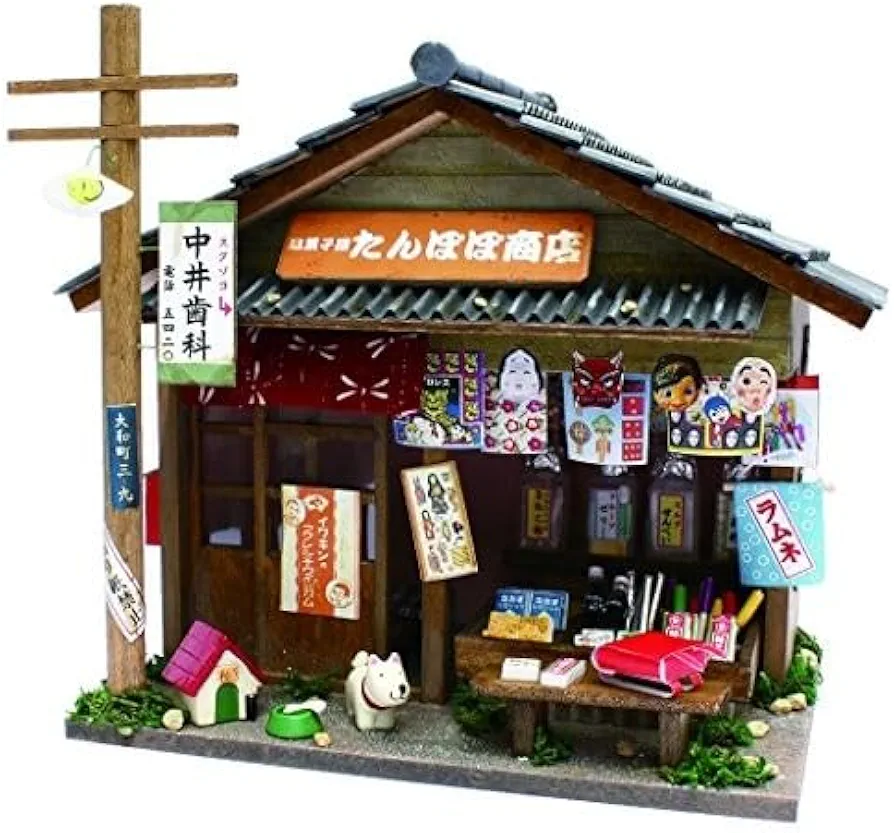 Billy Handicraft Doll's House Kit Japan Showa Series Kit Cheap Candy Shop 8532