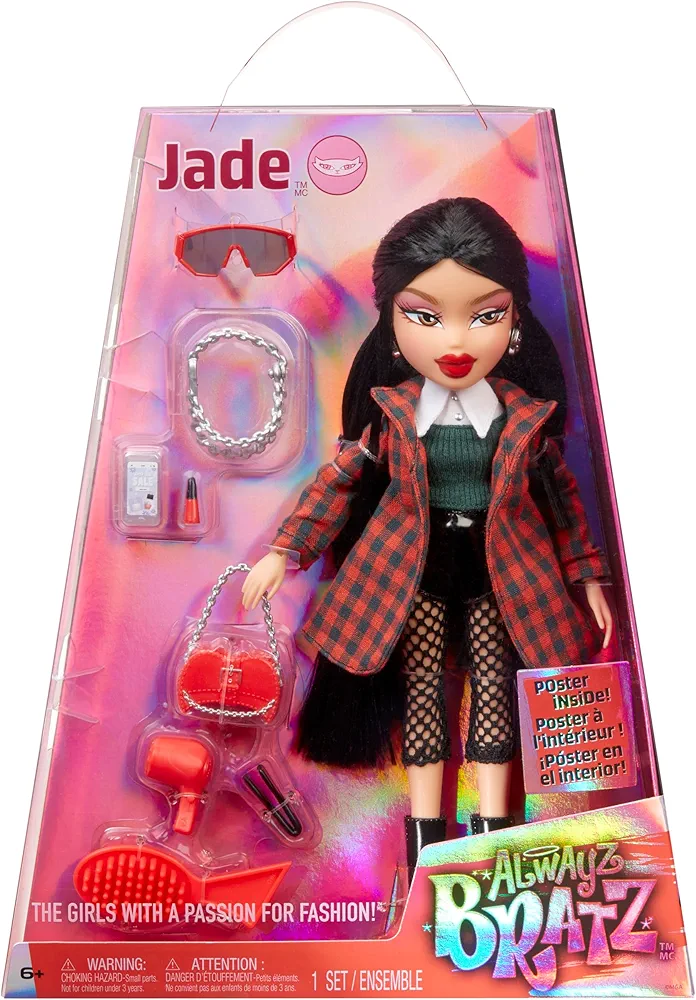 Bratz Alwayz Jade Fashion Doll with 14 Accessories and Poster