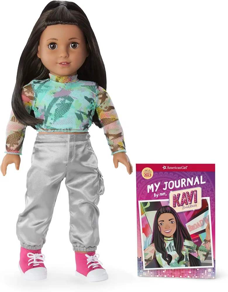 American Girl Girl of The Year Kavi Sharma 18-inch Doll and Book Featuring 7 Pieces for Ages 8+