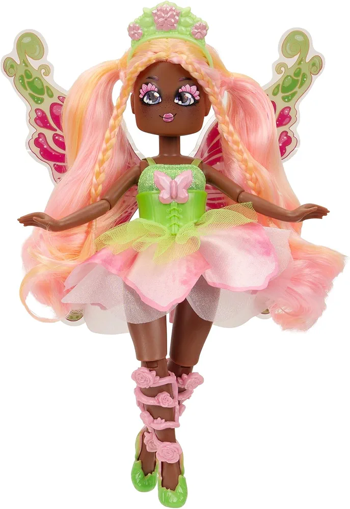 Royale High 9” Fashion Doll - Posey The Nature Fairy, Wave 1, Series 1 - Fairy Journal, Comb, and Virtual Item Code Included - Ages 5+