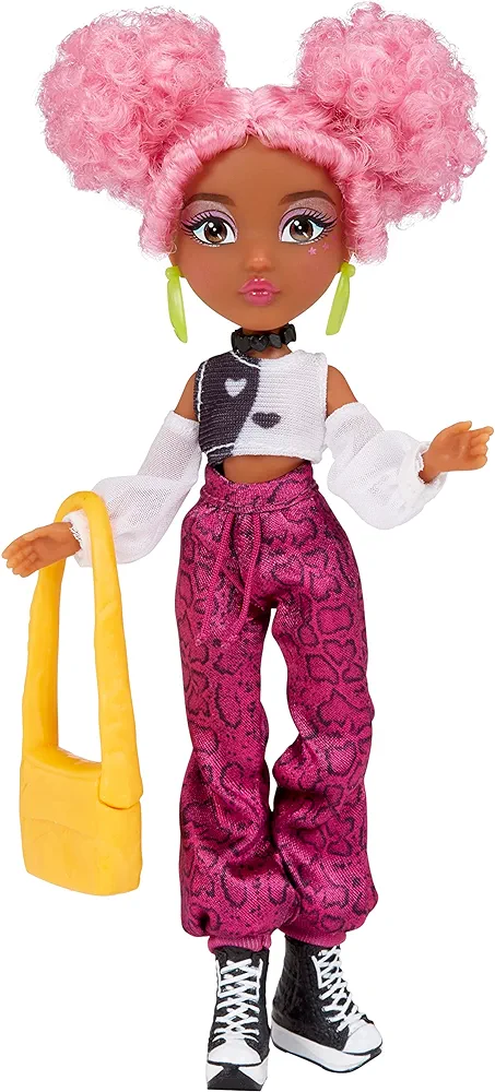 MGA Entertainment Dream Ella Extra Iconic Mini Doll - Yasmin Athleisure Inpsired Fashions with Pink Cotton Candy Hair and Star Painted Cheeks Fashion Doll, Toy for Kids Ages 3, 4, 5+, Multicolor