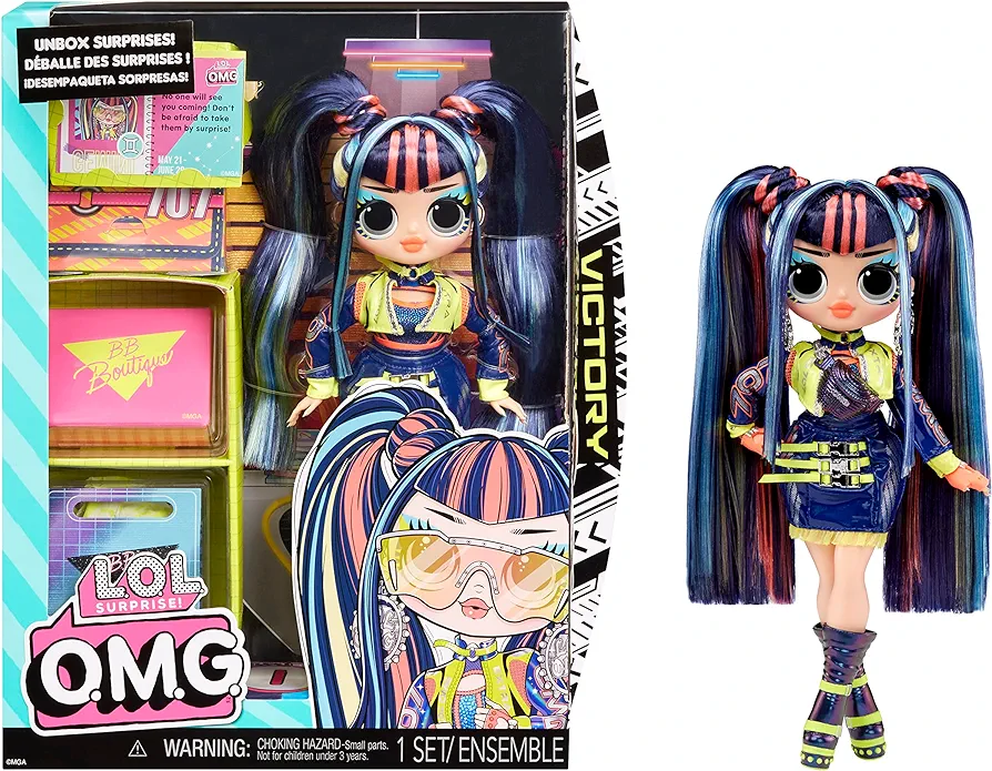 L.O.L. Surprise! LOL Surprise OMG Victory Fashion Doll with Multiple Surprises and Fabulous Accessories – Great Gift for Kids Ages 4+