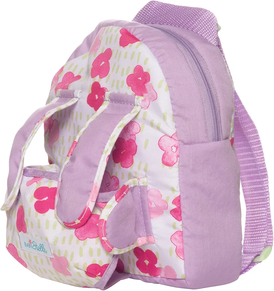 Manhattan Toy Baby Stella Baby Doll Carrier and Backpack Baby Doll Accessory for 12" and 15" Soft Dolls