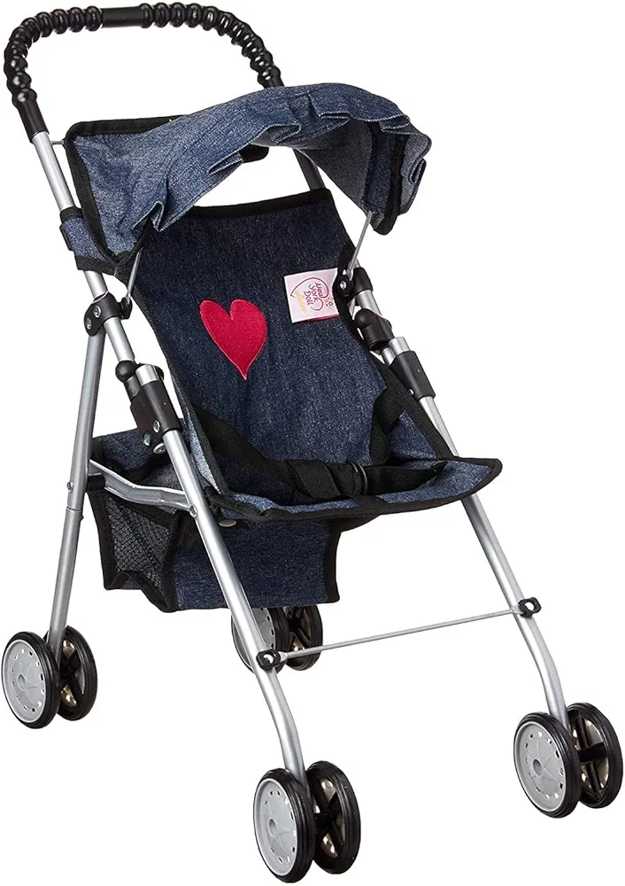 My First Doll Stroller Denim for Baby Doll