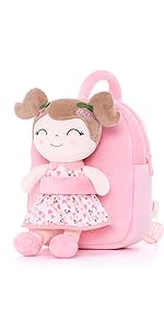 cherry backpack pink