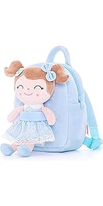 Blue Doll Backpack