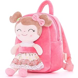 Toddler backpack baby doll