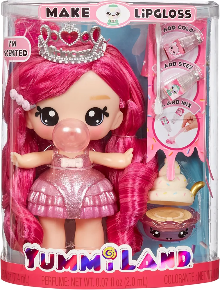 Large Doll + Lipgloss Pet- Bianca Bubblegum, Age 4+