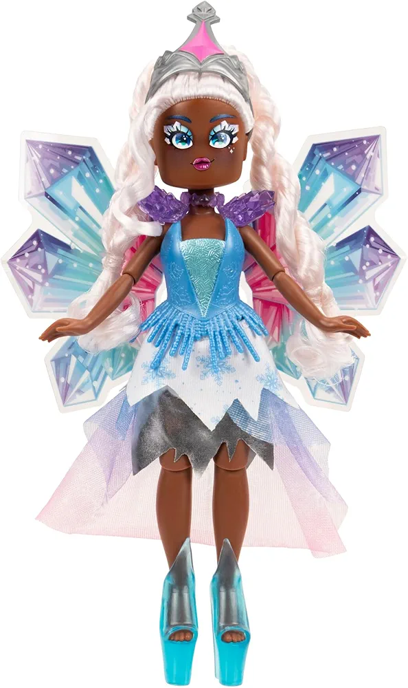 Royale High 9” Fashion Doll - Chromae The Ice Fairy, Wave 1, Series 1 - Fairy Journal, Comb, and Virtual Item Code Included - Ages 5+