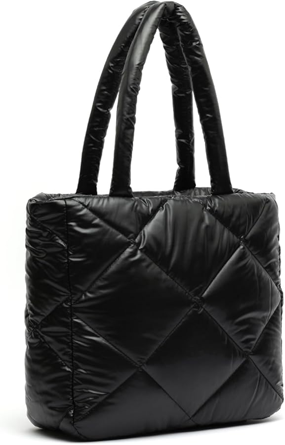 MISAKO Women's Large Shopper Bag - Spacious College Work Daily Bag, Joselu Black