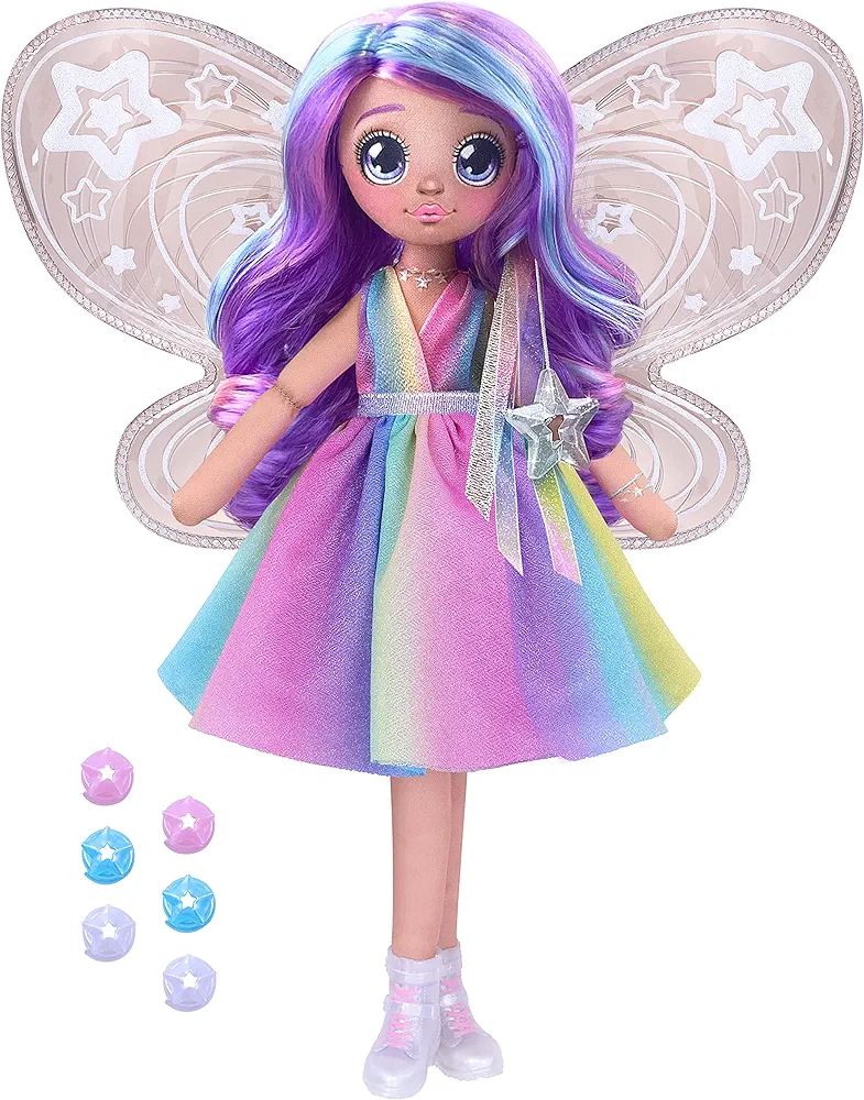 Dream Seekers Light Up Doll Pack – 1pc Toy | Magical Fairy Fashion Doll Stella, Multicolor (13827)