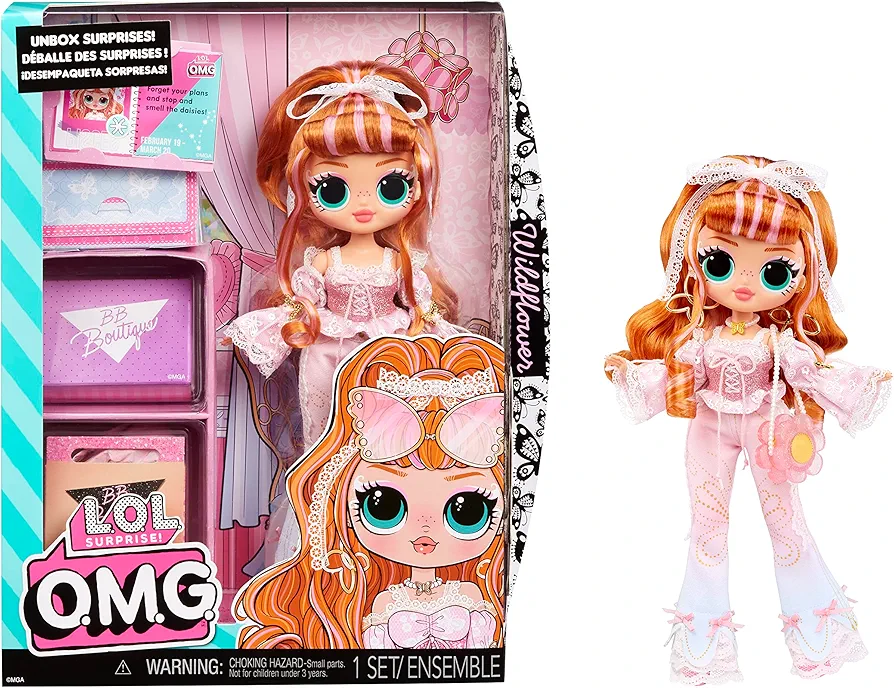 L.O.L. Surprise! LOL Surprise OMG Wildflower Fashion Doll with Multiple Surprises and Fabulous Accessories – Great Gift for Kids Ages 4+