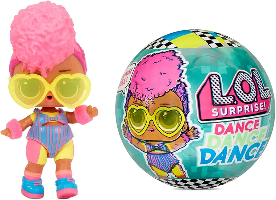 L.O.L. Surprise! Dance Dolls with 8 Surprises Including Doll Dance Floor That Spins, Dance Move Card and Accessories - Great Gift for Girls Age 4-7